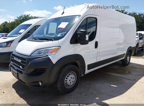 3C6LRVDG2RE132289 2024 RAM PROMASTER 2500 White Առջևի ձախ երեք քառորդ տեսարան