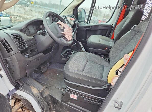3C6LRVDG2SE568078 2025 RAM PROMASTER White წინა სალონის ხედი