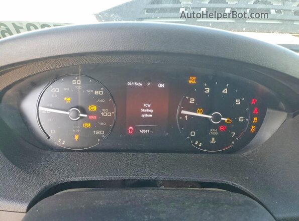 3C6LRVDG3SE515535 2025 RAM PROMASTER Белый Вид щитка приборов