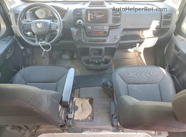 3C6LRVDG3SE515535 2025 RAM PROMASTER Белый Вид панели приборов