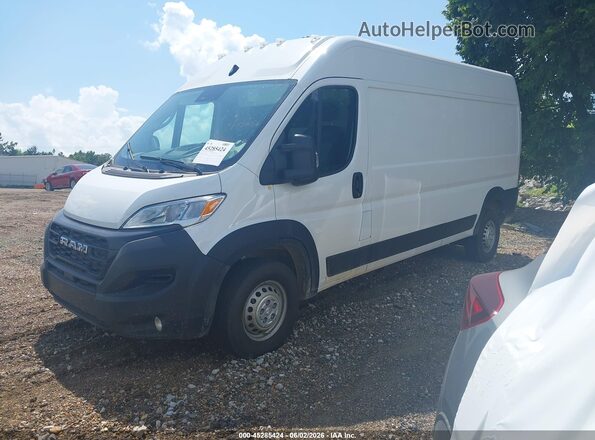 3C6LRVDG4TE180318 2026 RAM PROMASTER 2500 White Առջևի ձախ երեք քառորդ տեսարան