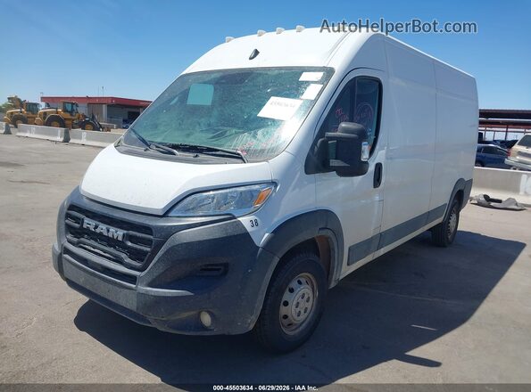3C6LRVDG5SE507260 2025 RAM PROMASTER 2500 White Առջևի ձախ երեք քառորդ տեսարան