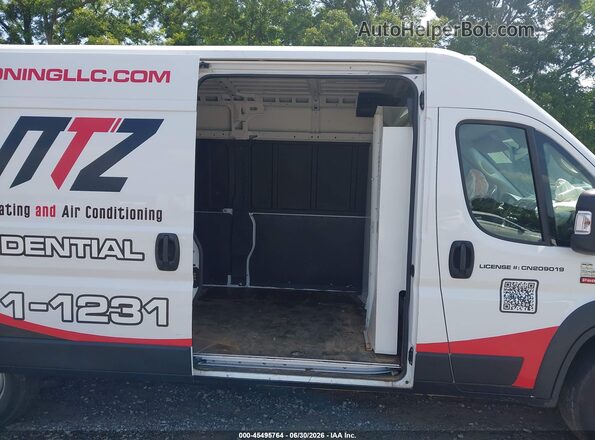 3C6LRVDG6ME519744 2021 RAM PROMASTER 2500 White VIN კოდის სტიკერის ხედი