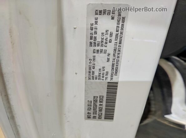 3C6LRVDG6PE605723 2023 RAM PROMASTER White Vista del compartimento del motor
