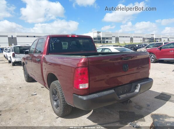 3C6RR6KG0NG210568 2022 RAM 1500 CLASSIC Maroon Rear left