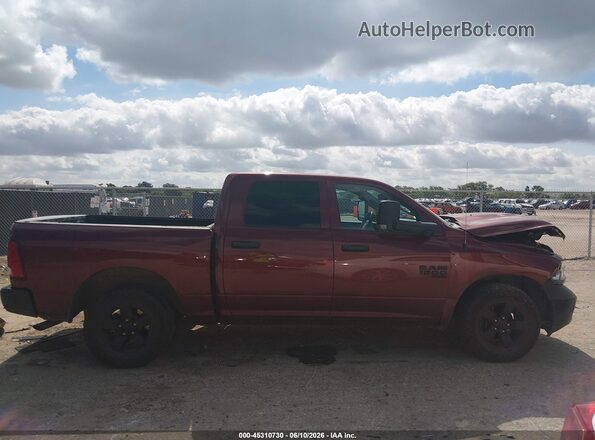 3C6RR6KG0NG210568 2022 RAM 1500 CLASSIC Maroon Rear interior view