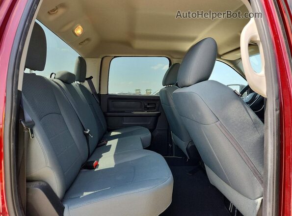 3C6RR6KT4GG325903 2016 RAM 1500 Burgundy უკანა სავარძლების ხედი