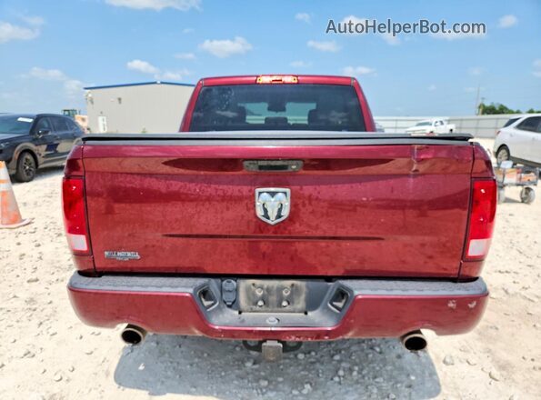 3C6RR6KT4GG325903 2016 RAM 1500 Burgundy უკანა ხედი