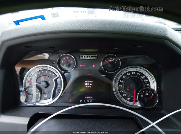 3C6RR6LT0GG300852 2016 RAM 1500 White Вид задніх сидінь