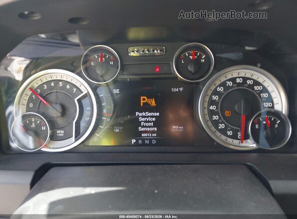 3C6RR6LT5GG375935 2016 RAM 1500 White Հետևի նստատեղերի տեսք