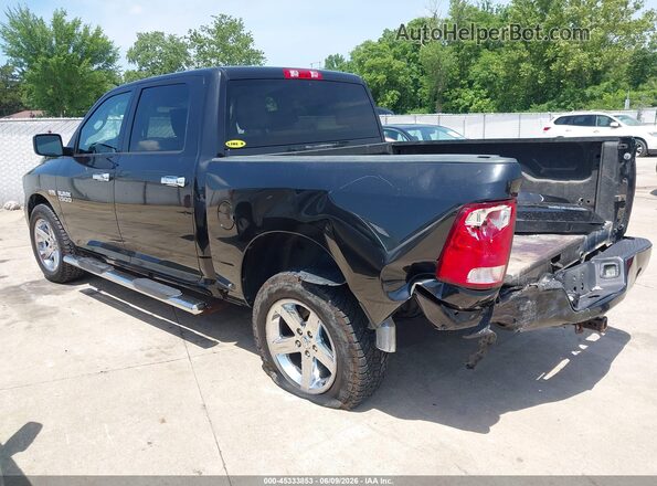 3C6RR7KT5HG607975 2017 RAM 1500 Black Trasero izquierdo