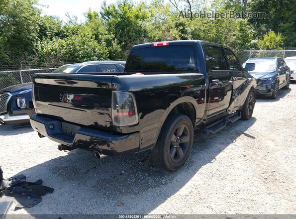 3C6RR7KT7HG689918 2017 RAM 1500 Black Trasero derecho