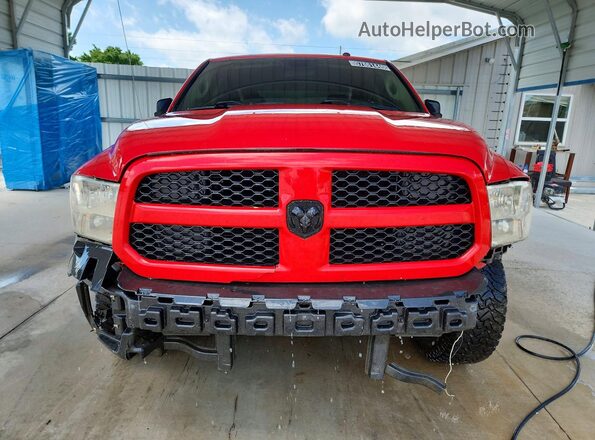 3C6RR7KT7HG746411 2017 RAM 1500 Red Front view