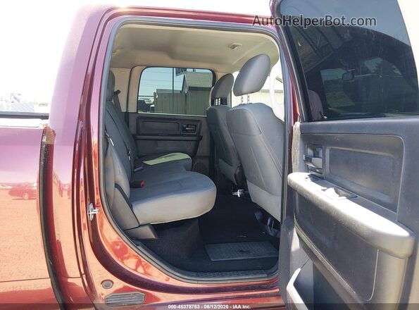 3C6RR7KTXGG343991 2016 RAM 1500 Red VIN კოდის სტიკერის ხედი