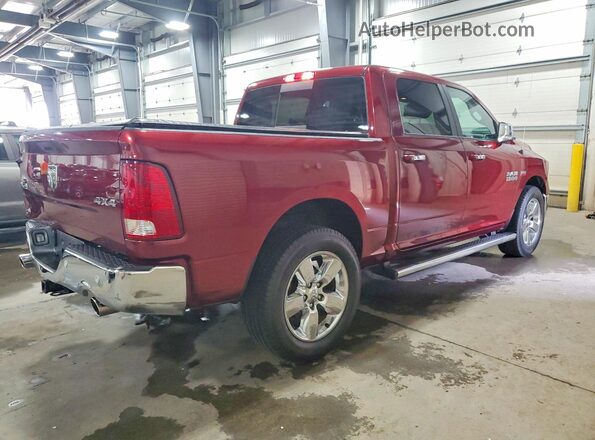 3C6RR7LT1JG198295 2018 RAM 1500 Темно-бордовый Задняя правая четверть