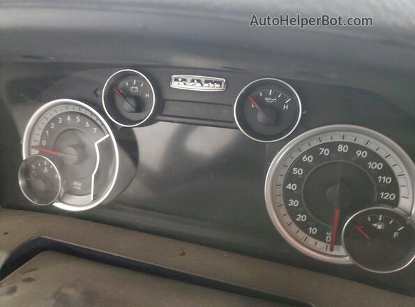 3C6RR7LT5GG315904 2016 RAM 1500 Gray Vista del cuadro de instrumentos