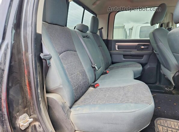 3C6RR7LT7GG262770 2016 RAM 1500 Black უკანა სავარძლების ხედი