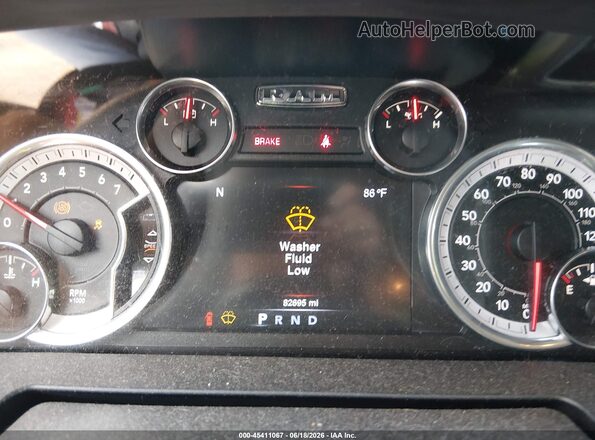 3C6RR7LT8GG338805 2016 RAM 1500 Red Вид задніх сидінь
