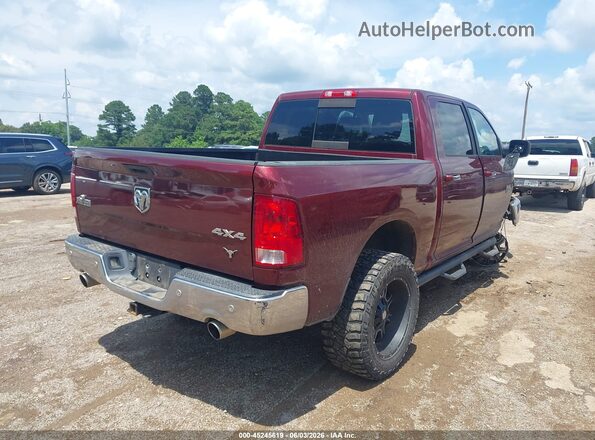 3C6RR7LT8HG738736 2017 RAM 1500 Темно-бордовый Задняя правая четверть