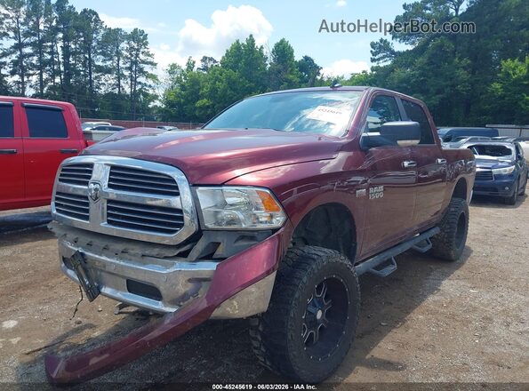 3C6RR7LT8HG738736 2017 RAM 1500 Темно-бордовый Передняя левая четверть