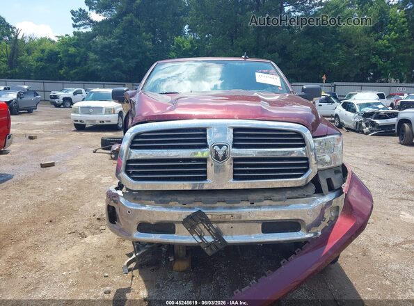 3C6RR7LT8HG738736 2017 RAM 1500 Темно-бордовый Вид задней части салона