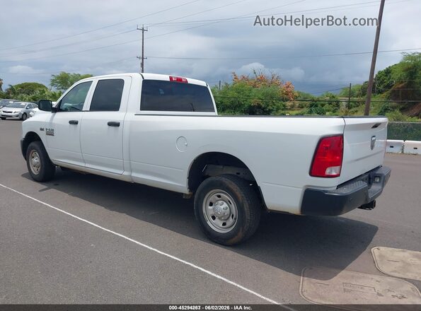 3C6TR4HT4JG346646 2018 RAM 2500 White Rear left
