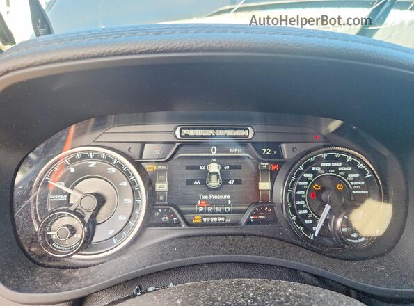 3C6TR5EJ2KG613888 2019 RAM 2500 Gray Вид щитка приладів