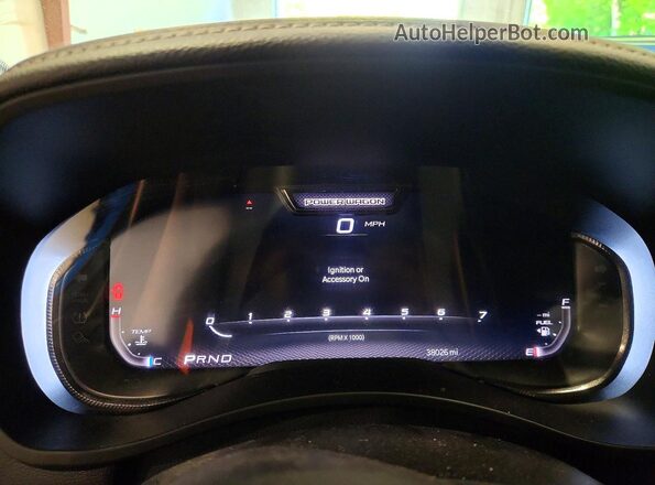 3C6TR5EJ2RG332619 2024 RAM 2500 Blue Instrument cluster view