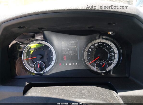 3C6TR5HT1GG297551 2016 RAM 2500 Black უკანა სავარძლების ხედი