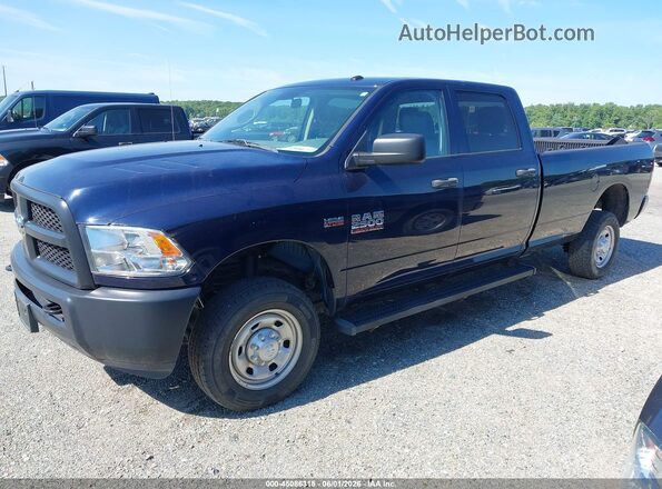 3C6TR5HTXJG363585 2018 RAM 2500 Dark Blue წინა მარცხენა ხედი სამი მეოთხედიდან