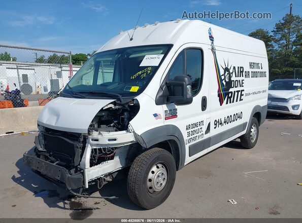 3C6TRVCG5HE548708 2017 RAM PROMASTER 2500 Белый Передняя левая четверть