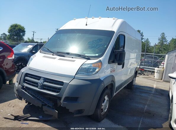 3C6TRVCG7JE119012 2018 RAM PROMASTER 2500 White Առջևի ձախ երեք քառորդ տեսարան