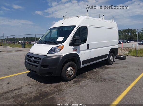 3C6TRVCG8GE123532 2016 RAM PROMASTER 2500 Белый Передняя левая четверть