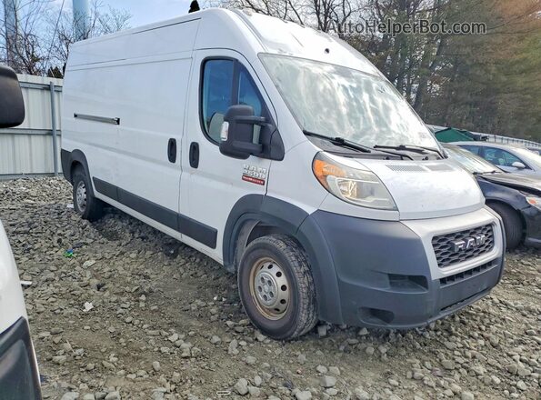 3C6TRVDG3KE525529 2019 RAM PROMASTER White Przód prawy