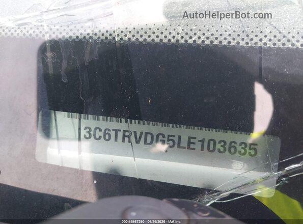 3C6TRVDG5LE103635 2020 RAM PROMASTER 2500 Белый Вид подкапотного пространства