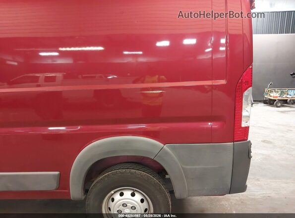 3C6TRVDG9JE143732 2018 RAM PROMASTER 2500 Бордовый Вид задней части салона