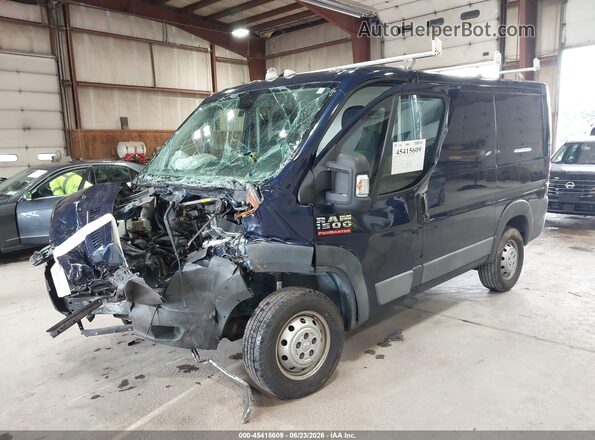 3C6TRVNG2HE532494 2017 RAM PROMASTER 1500 Blue წინა მარცხენა ხედი სამი მეოთხედიდან