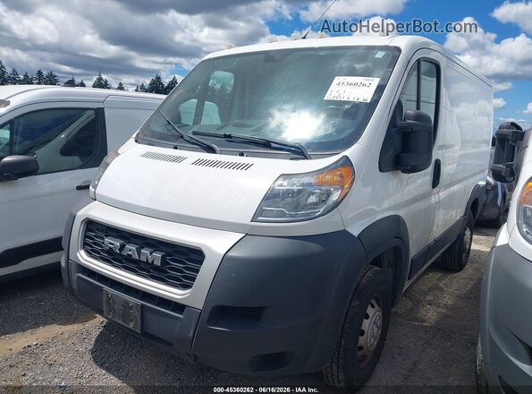 3C6TRVNG7KE533339 2019 RAM PROMASTER 1500 White წინა მარცხენა ხედი სამი მეოთხედიდან