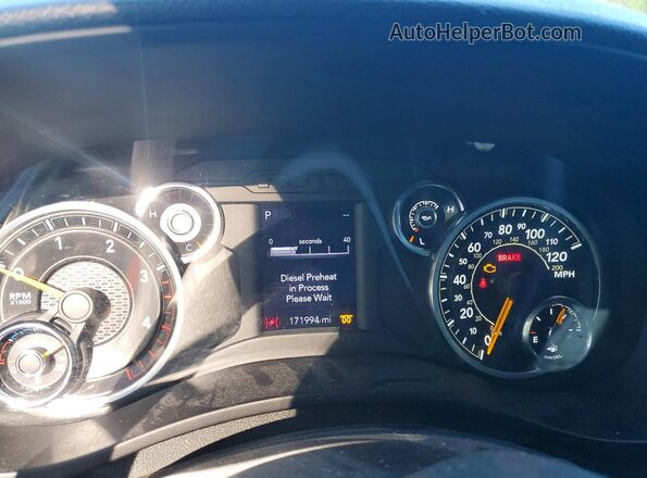 3C6UR5CL1MG558653 2021 RAM 2500 Silver Instrument cluster view