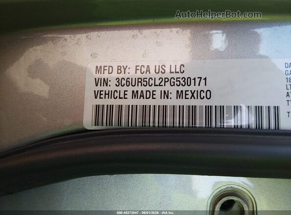 3C6UR5CL2PG530171 2023 RAM 2500 Gray 