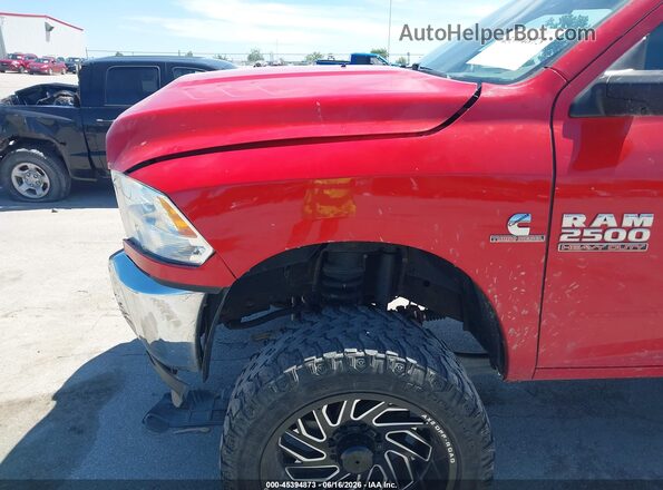 3C6UR5CL3JG333484 2018 RAM 2500 Red Widok z przodu