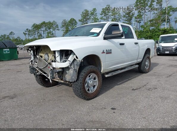 3C6UR5CL4JG209367 2018 RAM 2500 White Առջևի ձախ երեք քառորդ տեսարան