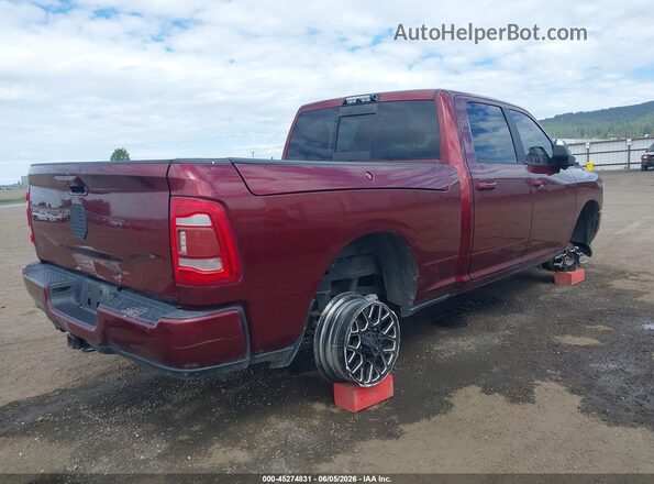 3C6UR5DL0LG237149 2020 RAM 2500 Burgundy Trasero derecho