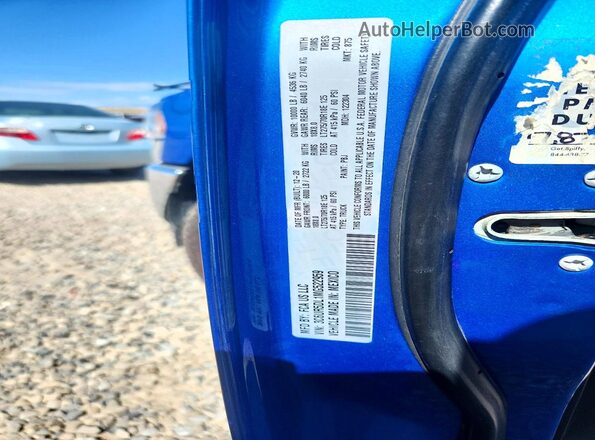 3C6UR5DL1MG522959 2021 RAM 2500 Blue Vista de la etiqueta del VIN
