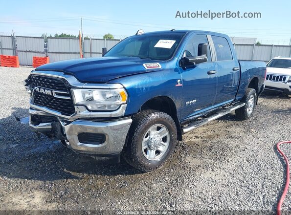 3C6UR5DL5NG299536 2022 RAM 2500 Blue წინა მარცხენა ხედი სამი მეოთხედიდან