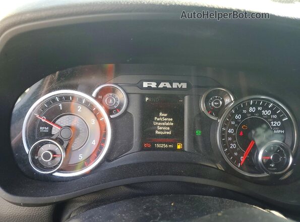 3C6UR5DL7KG563853 2019 RAM 2500 White Вид щитка приладів