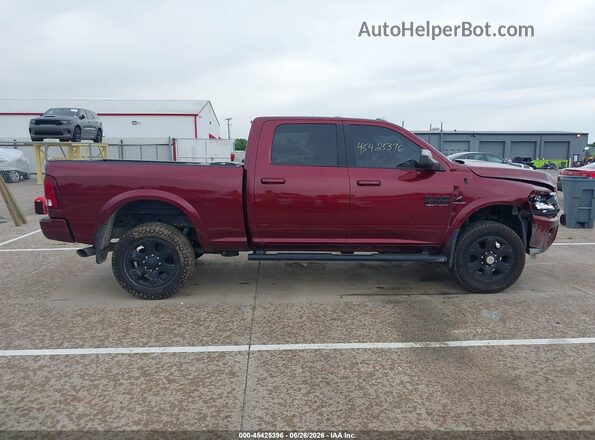3C6UR5FL7JG307272 2018 RAM 2500 Burgundy Սալոնի հետևի տեսք