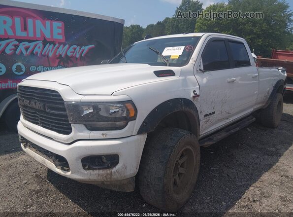 3C6UR5JL2KG718507 2019 RAM 2500 White წინა მარცხენა ხედი სამი მეოთხედიდან