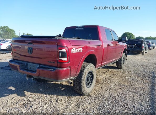 3C6UR5TL9NG101476 2022 RAM 2500 Burgundy უკანა მარჯვენა