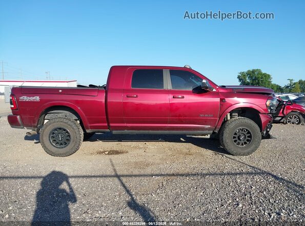 3C6UR5TL9NG101476 2022 RAM 2500 Burgundy უკანა სალონის ხედი
